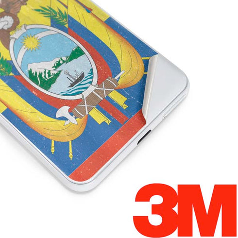 Ecuador Flag Distressed Google Pixel 3 Skin